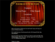 Tablet Screenshot of hollywoodlostandfound.net